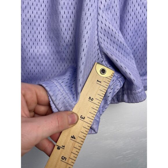 Inaka Power Purple Lined Mesh Shorts Womens L Drawstring Athletic Lifting - Picture 10 of 10